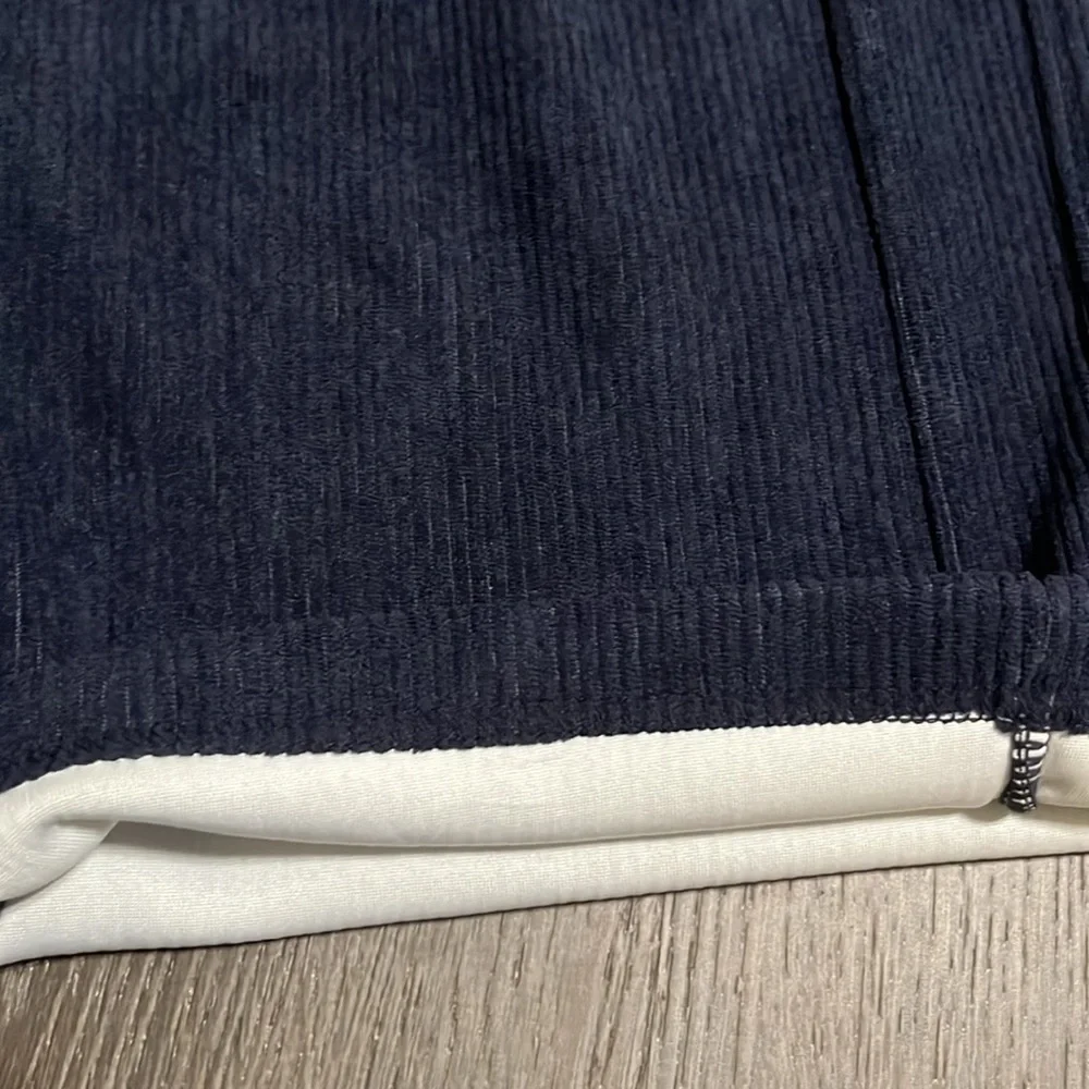 Halara High Waisted Side Pocket Straight Leg Mop Corduroy Casual Pants XS Petite - Picture 3 of 6